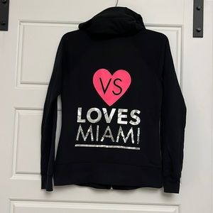 Victorias Secret Loves Hawaii Full Zip Hoodie Sweatshirt Womens Sz XS